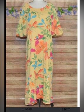 CATO’s Spring Floral Maxi Dress Sz Large
